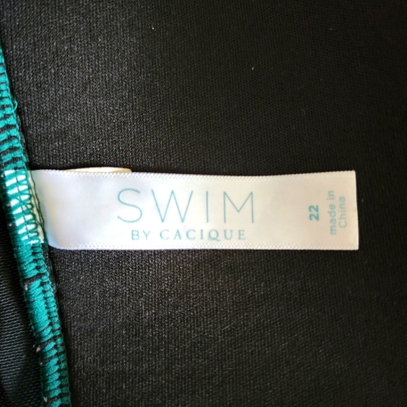 Cacique Flutter Sleeve Bikini Top ONLY Size 22 - Picture 3 of 3